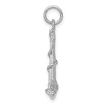 Afbeelding in Gallery-weergave laden, 14k White Gold Anchor 3D Pendant Charm
