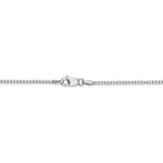 Charger l&#39;image dans la galerie, 10K White Gold 1.25mm Box Bracelet Anklet Choker Necklace Pendant Chain
