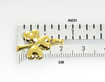 Carica l&#39;immagine nel visualizzatore di Gallery, 14k Yellow Gold Celtic Shamrock 3 Leaf Clover Pendant Charm

