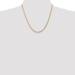 Lataa kuva Galleria-katseluun, 10k Yellow Gold 3mm Diamond Cut Rope Bracelet Anklet Choker Necklace Pendant Chain
