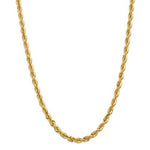 Charger l&#39;image dans la galerie, 14k Yellow Gold 5.5mm Diamond Cut Rope Bracelet Anklet Choker Necklace Pendant Chain
