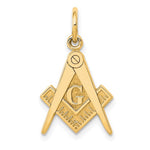 Загрузить изображение в средство просмотра галереи, 14k Yellow Gold Masonic Pendant Charm
