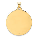 Afbeelding in Gallery-weergave laden, 14k Yellow Gold Blessed Virgin Mary Miraculous Milagrosa Round Pendant Charm
