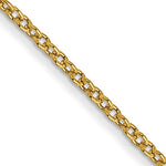 Afbeelding in Gallery-weergave laden, 14k Yellow Gold 1mm Cable Bracelet Anklet Choker Necklace Pendant Chain Lobster Clasp
