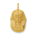 Φόρτωση εικόνας στο εργαλείο προβολής Συλλογής, 14k Yellow Gold King Tut Egyptian Pharaoh Pendant Charm
