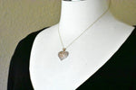 Afbeelding in Gallery-weergave laden, 14k Rose Gold and Rhodium Filigree Heart Pendant Charm
