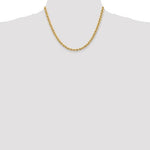 Ladda upp bild till gallerivisning, 14k Yellow Gold 5mm Rope Bracelet Anklet Choker Necklace Pendant Chain
