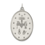 將圖片載入圖庫檢視器 Sterling Silver Blessed Virgin Mary Miraculous Medal Pendant Charm
