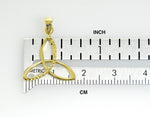 Carregar imagem no visualizador da galeria, 14k Yellow Gold Celtic Knot 3D Pendant Charm

