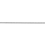 Lataa kuva Galleria-katseluun, 10k White Gold 0.95mm Polished Cable Rope Necklace Pendant Chain
