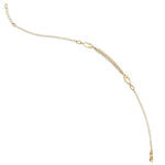 Charger l&#39;image dans la galerie, 14k Yellow Gold Oval Chain Anklet 10 Inches plus Extender
