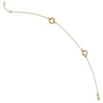Afbeelding in Gallery-weergave laden, 14k Yellow Gold Circle Round Anklet 10 Inches plus Extender
