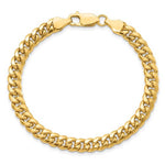 画像をギャラリービューアに読み込む, 14k Yellow Gold 6mm Miami Cuban Link Bracelet Anklet Choker Necklace Pendant Chain
