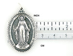 Φόρτωση εικόνας στο εργαλείο προβολής Συλλογής, Sterling Silver Blessed Virgin Mary Miraculous Medal Pendant Charm
