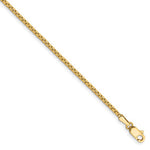 將圖片載入圖庫檢視器 14K Yellow Gold 1.5mm Box Bracelet Anklet Necklace Choker Pendant Chain

