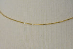 Lataa kuva Galleria-katseluun, 14k Yellow Gold 0.5mm Thin Box Bracelet Anklet Choker Necklace Pendant Chain
