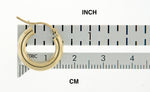 Φόρτωση εικόνας στο εργαλείο προβολής Συλλογής, 14K Yellow Gold 15mm x 3mm Classic Round Hoop Earrings
