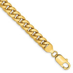 Kép betöltése a galériamegjelenítőbe: 14k Yellow Gold 7.3mm Miami Cuban Link Bracelet Anklet Choker Necklace Pendant Chain
