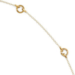 Carica l&#39;immagine nel visualizzatore di Gallery, 14k Yellow Gold Circle Round Anklet 10 Inches plus Extender
