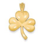 Φόρτωση εικόνας στο εργαλείο προβολής Συλλογής, 14k Yellow Gold Celtic Shamrock Clover Pendant Charm
