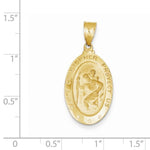 Φόρτωση εικόνας στο εργαλείο προβολής Συλλογής, 14k Yellow Gold Saint Christopher Medal Pendant Charm
