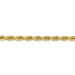 Indlæs billede til gallerivisning 14k Yellow Gold 5.5mm Diamond Cut Rope Bracelet Anklet Choker Necklace Pendant Chain
