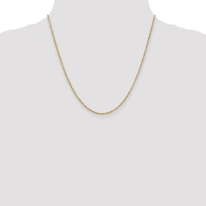 14k Yellow Gold 2mm Round Open Link Cable Bracelet Anklet Choker Necklace Pendant Chain