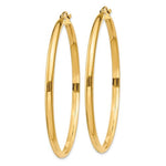Indlæs billede til gallerivisning 14K Yellow Gold Large Classic Round Hoop Earrings
