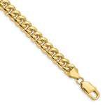 Carregar imagem no visualizador da galeria, 14K Yellow Gold 6.75mm Miami Cuban Link Bracelet Anklet Choker Necklace Pendant Chain
