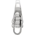 Indlæs billede til gallerivisning 18k 14k Yellow White Gold Fancy Lobster Clasp Sizes 11.5mmx8mm and 13mmx9.25mm Jewelry Findings
