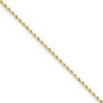 Carica l&#39;immagine nel visualizzatore di Gallery, 14k Yellow Gold 1.75mm Diamond Cut Rope Bracelet Anklet Choker Necklace Pendant Chain
