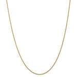 Charger l&#39;image dans la galerie, 14K Yellow Gold 1.5mm Rope Bracelet Anklet Choker Necklace Pendant Chain
