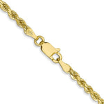Załaduj obraz do przeglądarki galerii, 10k Yellow Gold 2.75mm Diamond Cut Rope Bracelet Anklet Choker Necklace Pendant Chain

