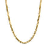 Φόρτωση εικόνας στο εργαλείο προβολής Συλλογής, 14K Yellow Gold 5.5mm Miami Cuban Link Bracelet Anklet Choker Necklace Pendant Chain
