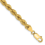 Carica l&#39;immagine nel visualizzatore di Gallery, 14k Yellow Gold 5mm Rope Bracelet Anklet Choker Necklace Pendant Chain
