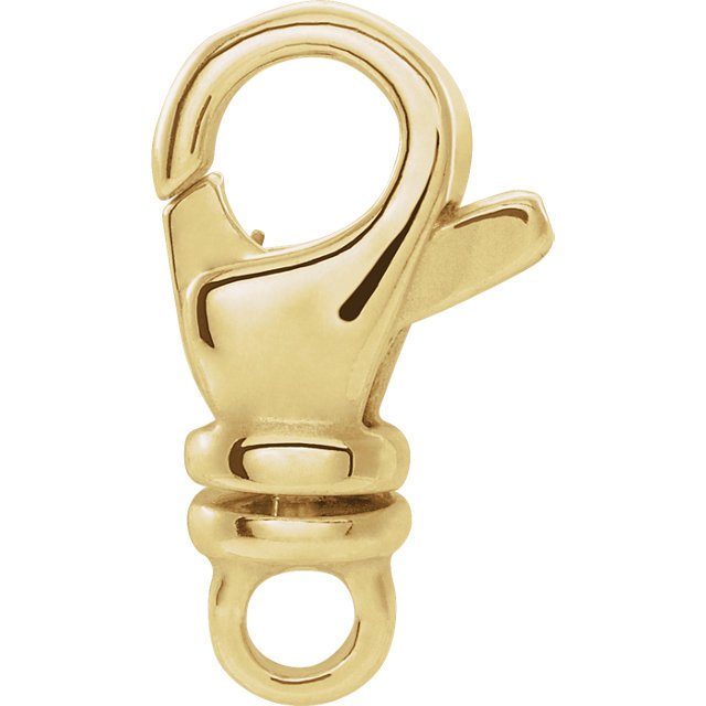 Lobster Claw Swivel Clasps Gold Plated 1.5 inch