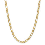 Lade das Bild in den Galerie-Viewer, 14K Yellow Gold 6.25mm Flat Figaro Bracelet Anklet Choker Necklace Pendant Chain
