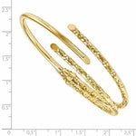 Lataa kuva Galleria-katseluun, 14k Yellow Gold Modern Contemporary Slip On Cuff Bangle Bracelet
