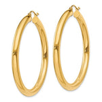 Indlæs billede til gallerivisning 14K Yellow Gold Large Classic Round Hoop Earrings 44mmx4mm
