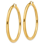 이미지를 갤러리 뷰어에 로드 , 14K Yellow Gold Large Classic Round Hoop Earrings 54mmx4mm
