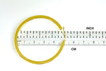 Загрузить изображение в средство просмотра галереи, 14K Yellow Gold 50mm Square Tube Round Hollow Hoop Earrings

