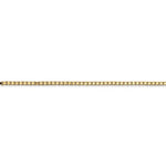 Carica l&#39;immagine nel visualizzatore di Gallery, 14K Yellow Gold 1.5mm Box Bracelet Anklet Necklace Choker Pendant Chain
