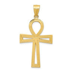 Ladda upp bild till gallerivisning, 14k Yellow Gold Ankh Cross Pendant Charm
