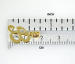 Carica l&#39;immagine nel visualizzatore di Gallery, 14K Yellow Gold Script Initial Letter B Cursive Alphabet Pendant Charm
