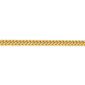 14k Yellow Gold 4.25mm Miami Cuban Link Bracelet Anklet Choker Necklace Pendant Chain