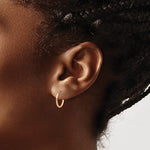 Afbeelding in Gallery-weergave laden, 14K Rose Gold 13mm x 1.5mm Endless Round Hoop Earrings
