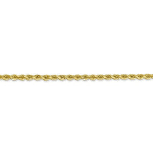 10k Yellow Gold 2.75mm Diamond Cut Rope Bracelet Anklet Choker Necklace Pendant Chain