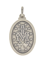 Załaduj obraz do przeglądarki galerii, Sterling Silver Blessed Virgin Mary Miraculous Medal Pendant Charm
