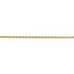 Lataa kuva Galleria-katseluun, 10k Yellow Gold 1.75mm Diamond Cut Rope Bracelet Anklet Necklace Pendant Chain
