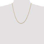Afbeelding in Gallery-weergave laden, 10k Yellow Gold 1.75mm Diamond Cut Rope Bracelet Anklet Choker Necklace Pendant Chain
